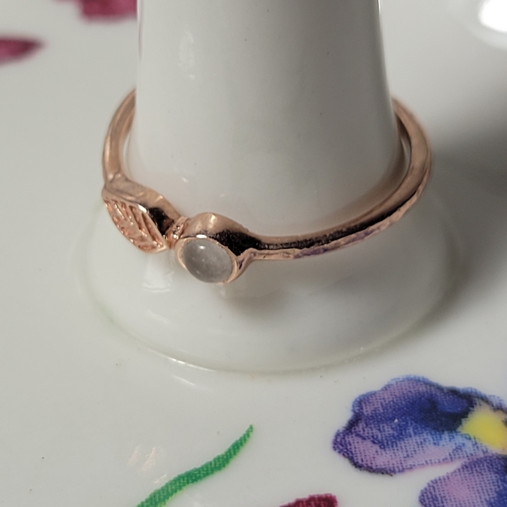 ❤ 925-SILVER RING BRONCE COLOR SIZE 7 - Picture 7 of 8